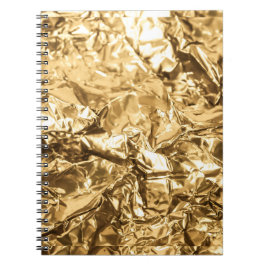 Cuaderno Pliegues Dorados Aplastados