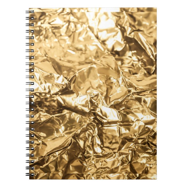 Cuaderno Pliegues Dorados Aplastados (Frente)