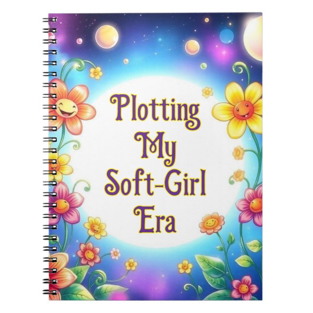 Cuaderno Ploqueo de la floral de mi era Chica suave (Frente)