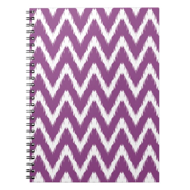 Cuaderno Plum Asian Moods Ikat Chevrons (Frente)
