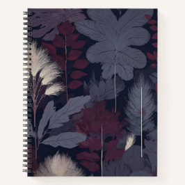 Cuaderno Plum Fig & Pampas Grass Botanical Notebook