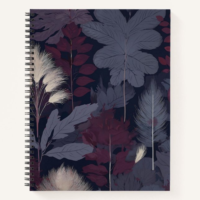 Cuaderno Plum Fig & Pampas Grass Botanical Notebook (Anverso)