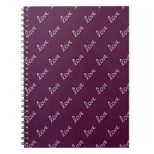 Cuaderno Pluma de Borgoña ‘Amor’