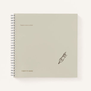 Cuaderno Pluma estilográfica vintage - Biblioteca minimalis