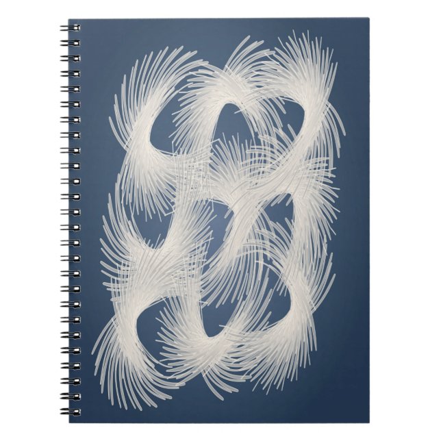 Cuaderno Plumas blancas voladoras (Frente)