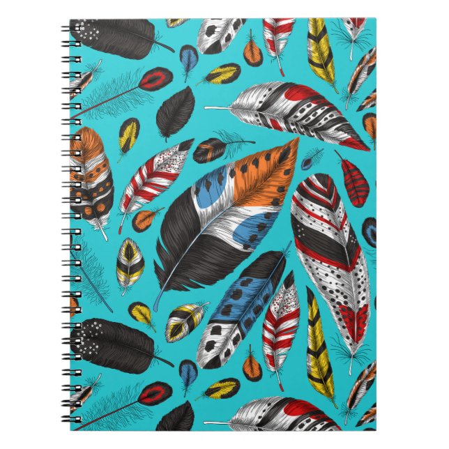 Cuaderno Plumas coloridas (Frente)