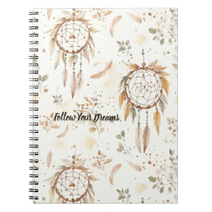 Cuaderno Plumas de Cazadores de Sueños