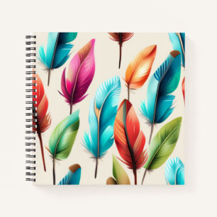 Cuaderno Plumas Destellantes