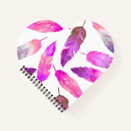 Cuaderno Plumas Rosadas