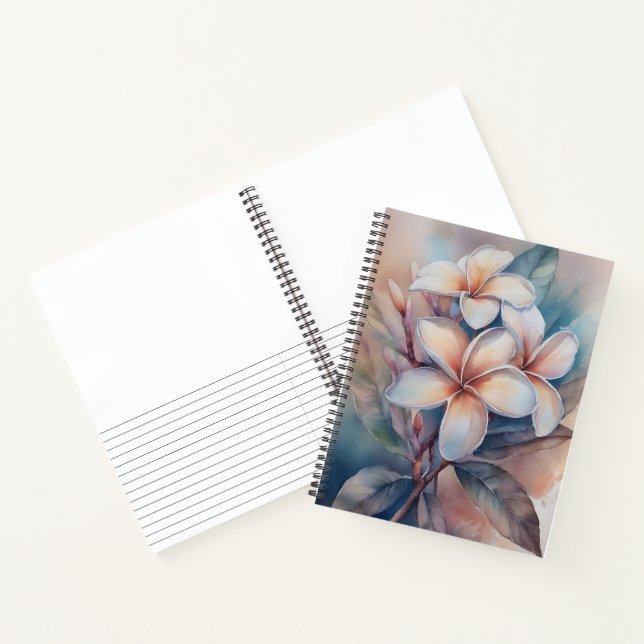 Cuaderno Plumeria at Dawn Notebook (Interior)