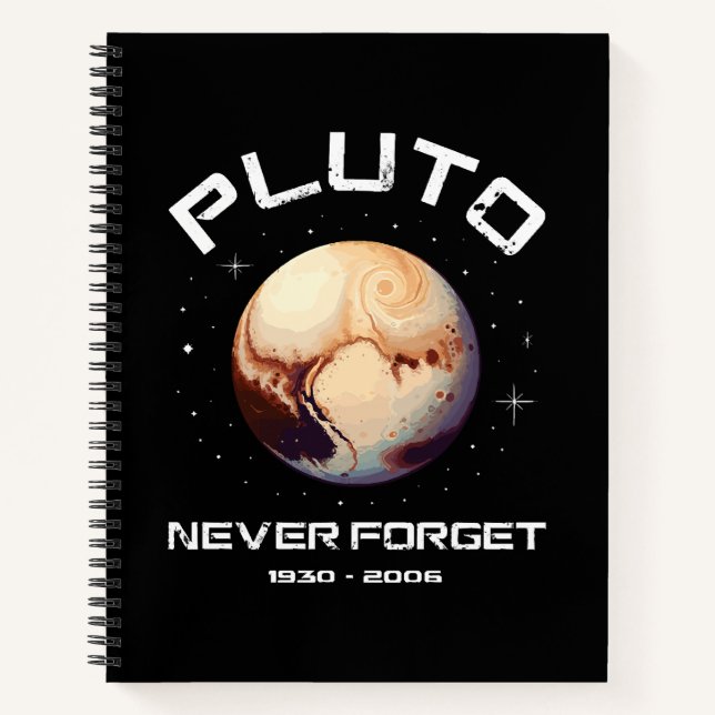 Cuaderno Plutón Nunca Olvides (Anverso)