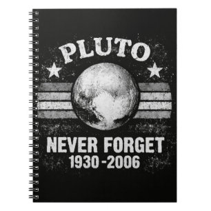 Cuaderno Plutón Nunca Olvides