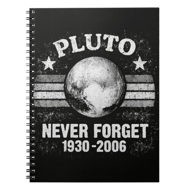 Cuaderno Plutón Nunca Olvides (Frente)