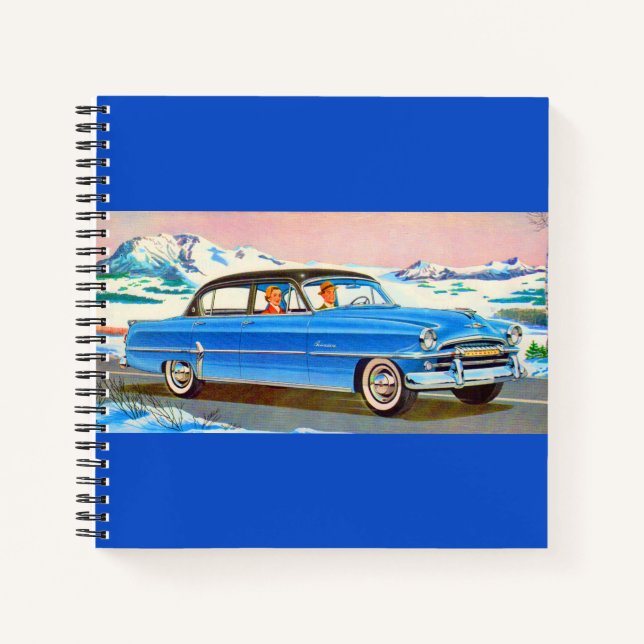 Cuaderno Plymouth Belvedere de los años 1950 (Anverso)