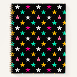 Cuaderno Población Estelar: Ritmo Radiante en Negro