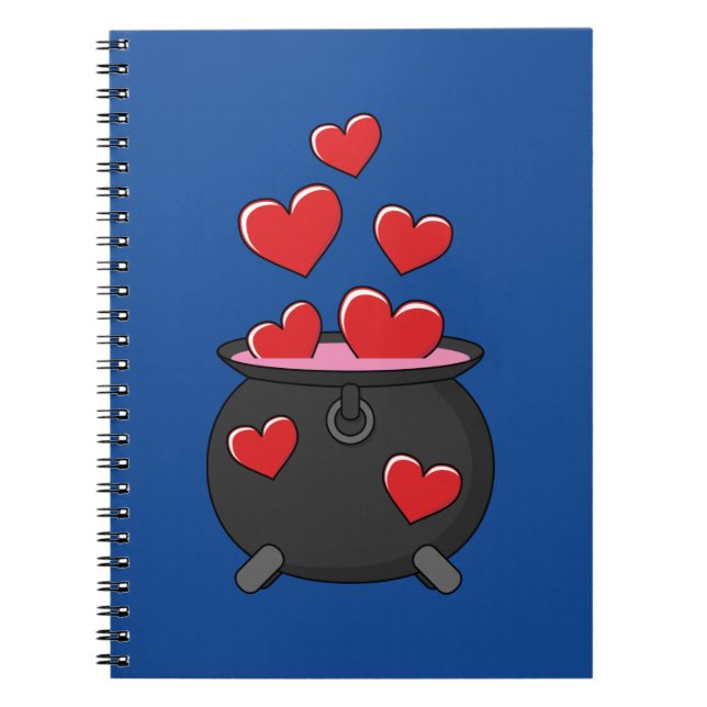 Cuaderno Poción de amor de corazón (Frente)