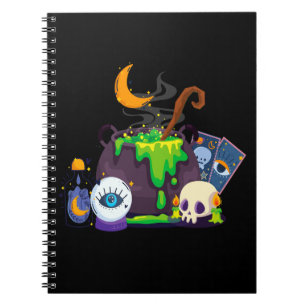 Cuaderno Poción de Cocina de Caldero de Bruja Bajo la Luz d