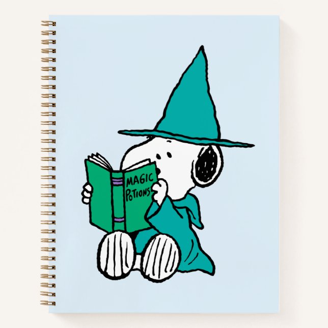 Cuaderno Pociones mágicas de Snoopy de Peanuts Halloween (Anverso)