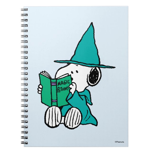 Cuaderno Pociones mágicas de Snoopy de Peanuts Halloween (Frente)