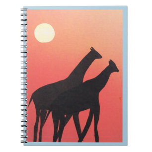Cuaderno Pocket Journal con diseño de jirafa