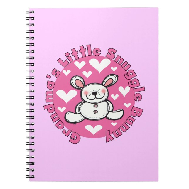 Cuaderno Poco conejito del Snuggle de la abuela (Frente)