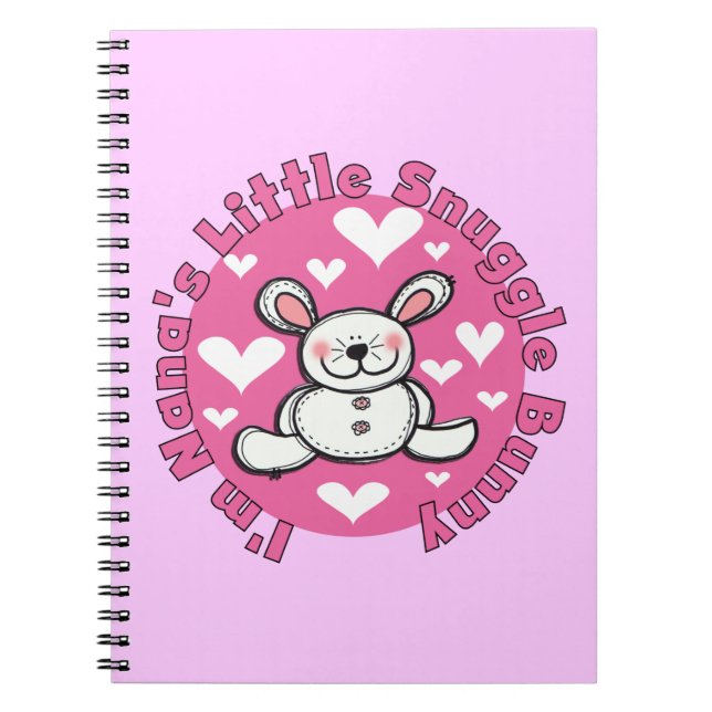 Cuaderno Poco conejito del Snuggle de Nana (Frente)