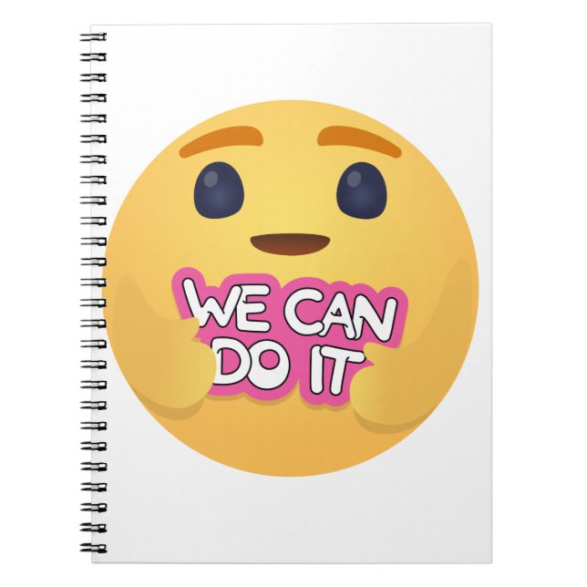 Cuaderno Podemos hacerlo, cuidando Emojis (Frente)