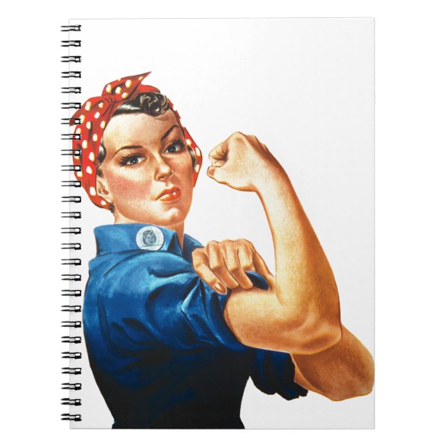 Cuaderno Podemos hacerlo Rosie la Remachadora Mujeres Poder (Frente)
