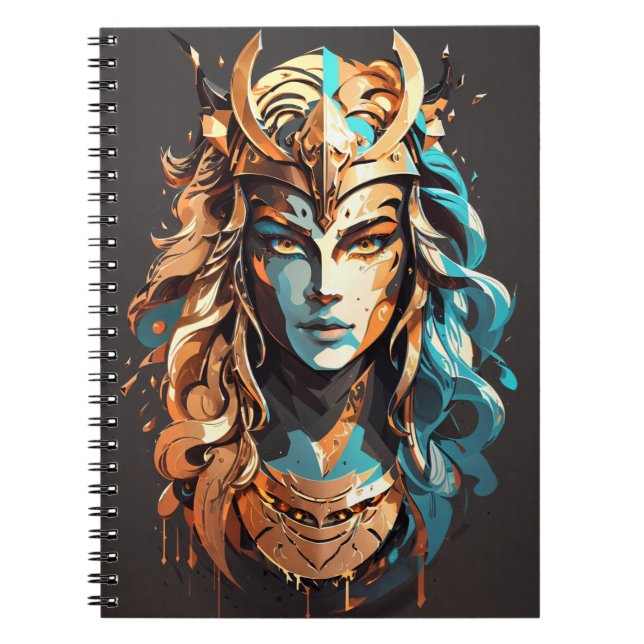 Cuaderno Poder chica: Mujer guerrera v02 (Frente)