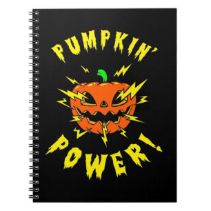 Cuaderno Poder de calabaza de Halloween