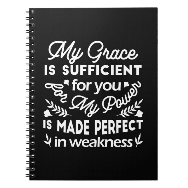 Cuaderno Poder Hecho Perfecto En Debilidad  2 Corintios 12: (Frente)