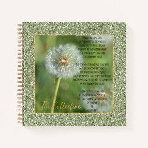 Cuaderno Poema colectivo (escrito por mí)