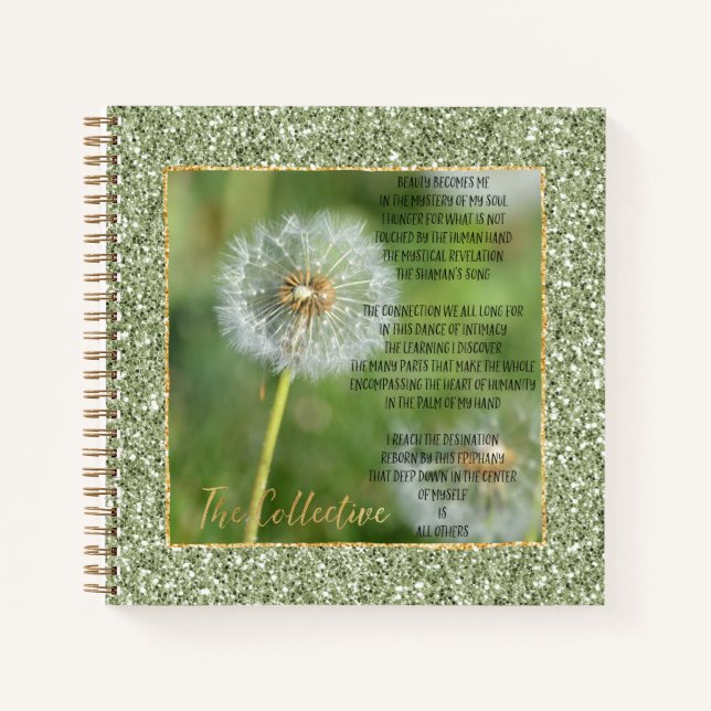 Cuaderno Poema colectivo (escrito por mí)     (Anverso)