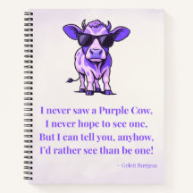Poema de la Vaca Morada por Gelett Burgess