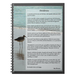 Cuaderno Poema de los desiderátums - gaviota en la escena
