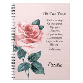 Cuaderno Poema inspirador de esperanza y sanación