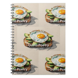 Cuaderno Poesía de aguacate y tostada de huevo