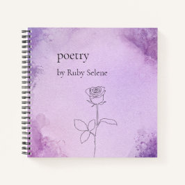 Cuaderno Poesía personalizada