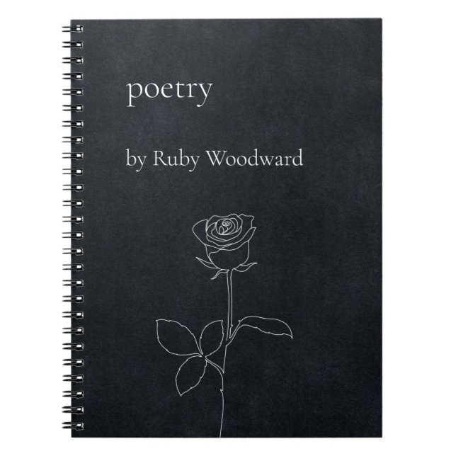 Cuaderno Poesía personalizada (Frente)