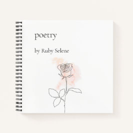 Cuaderno Poesía personalizada
