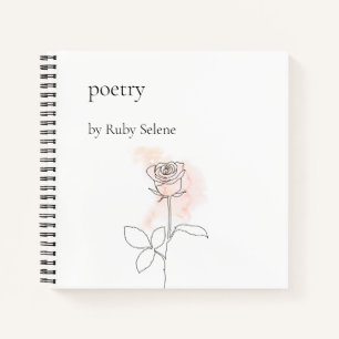 Cuaderno Poesía personalizada