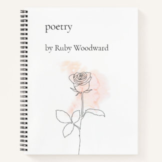 Cuaderno Poesía personalizada