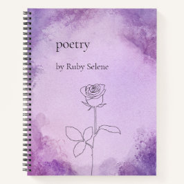 Cuaderno Poesía personalizada