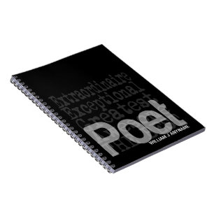 Cuaderno Poeta Extraordinaire PERSONALIZADO