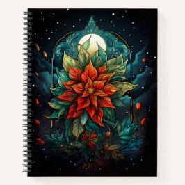 Cuaderno Poinsettia Art Déco