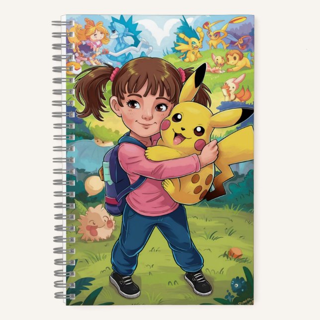 Cuaderno Pokémon (Anverso)