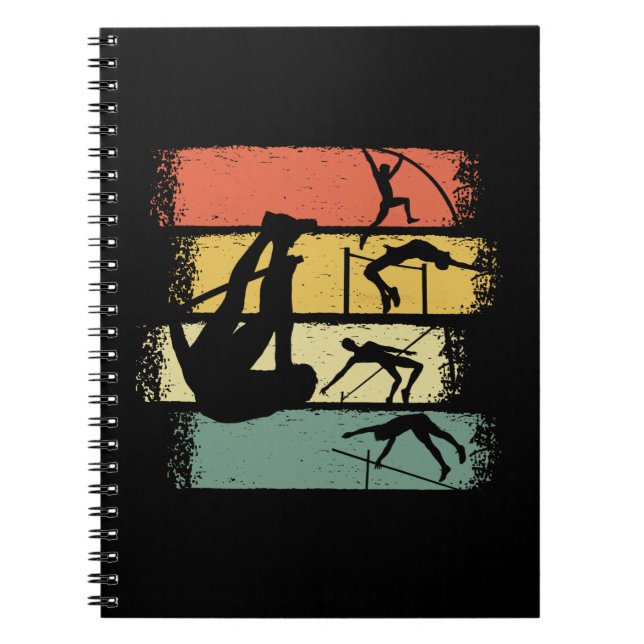 Cuaderno Pole Vault Retro Vintage (Frente)