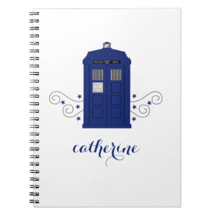 Cuaderno Police Box Swirls Notebook