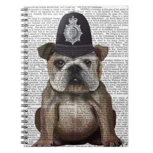 Cuaderno Policía Bulldog