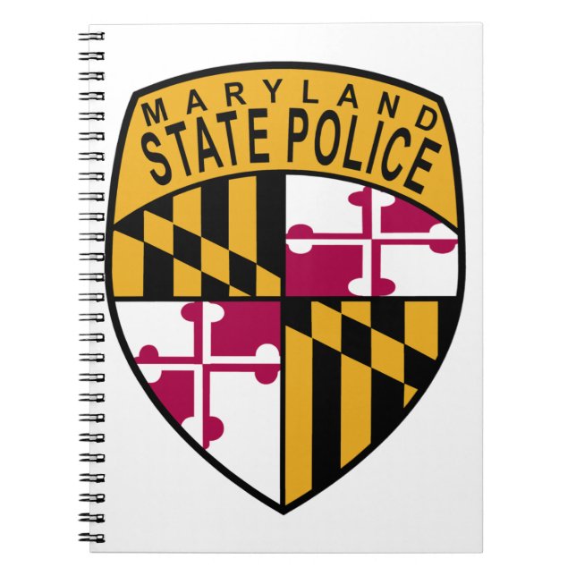 Cuaderno Policía del estado de Maryland (Frente)